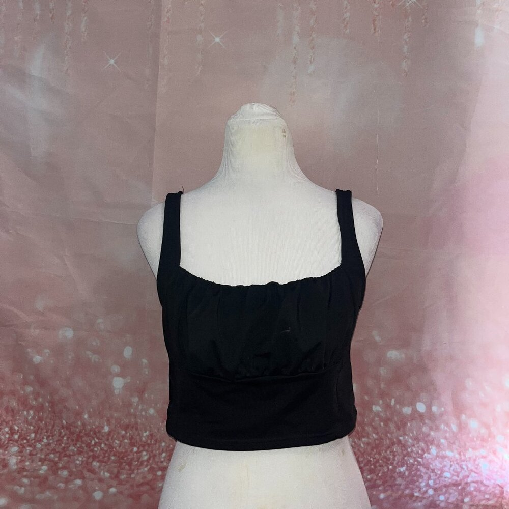 Shein Black Crop Top Size L